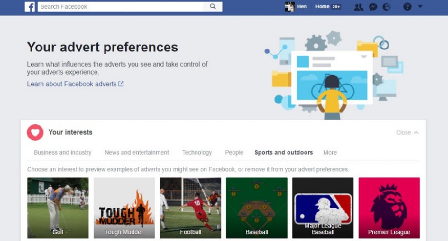 What is Facebook Ad Preference